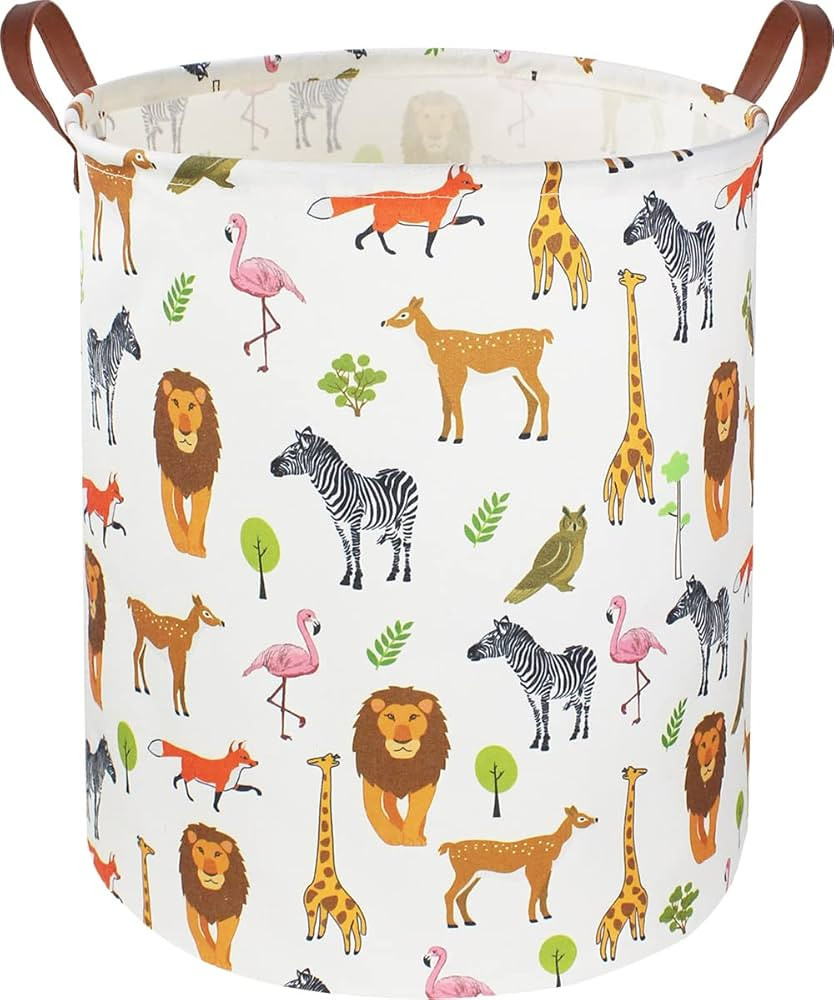 CLOCOR Kids Laundry Basket,Nursery Baby Hamper,Toy Storage Bin with handles for Boys and Girls,Sa... | Amazon (US)