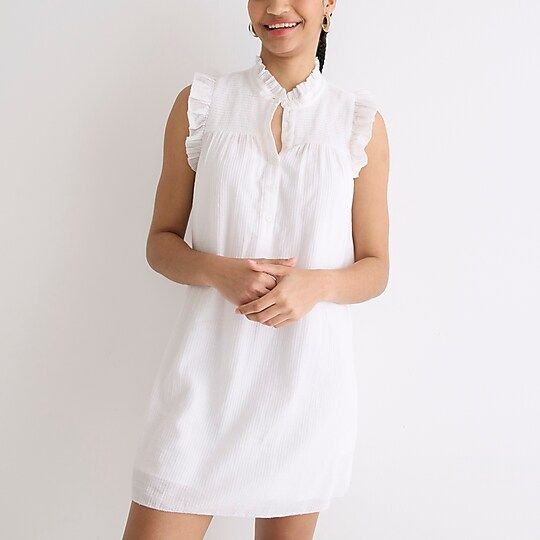 Garden dress in soft gauze | J.Crew US