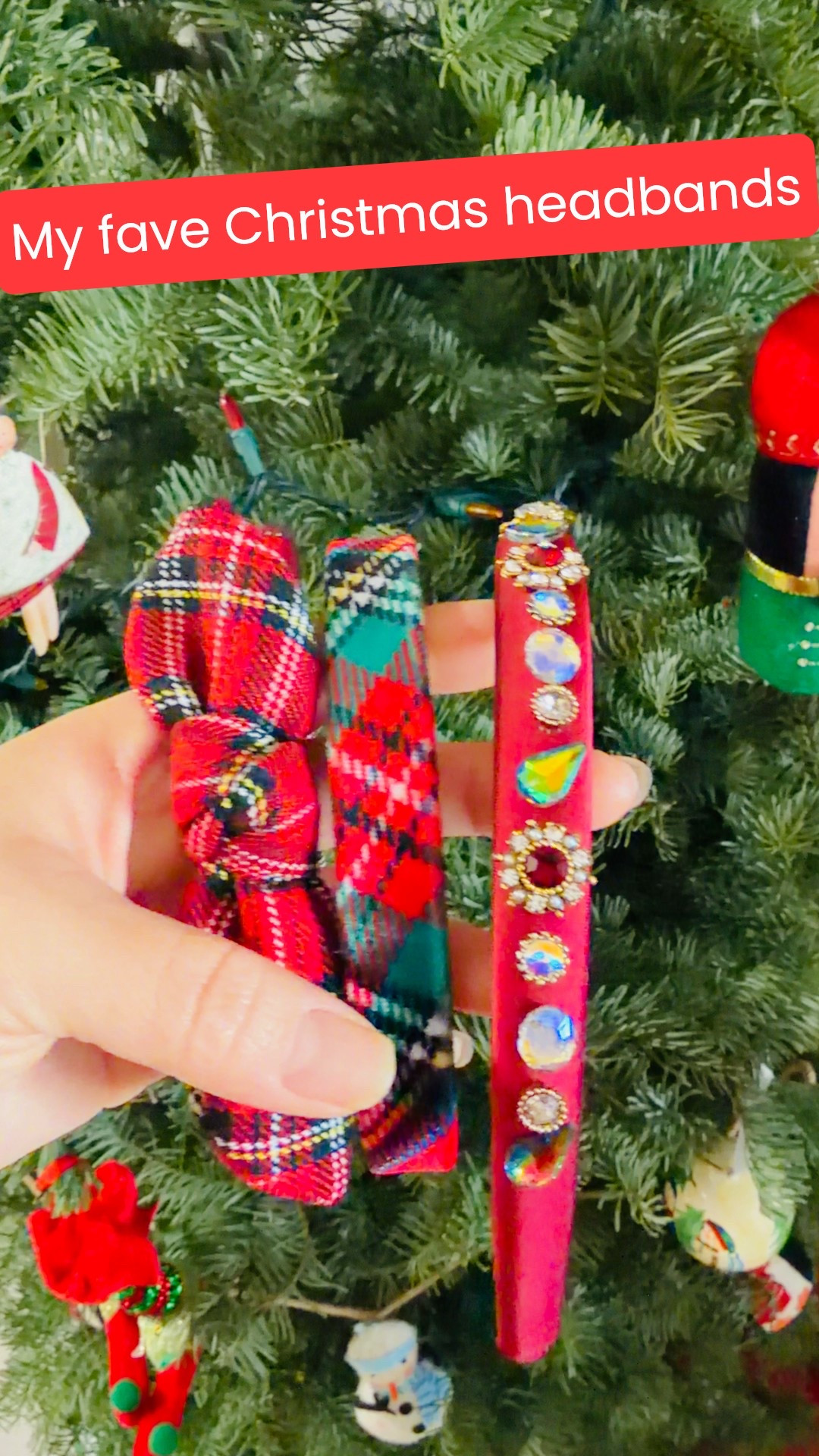My fave headbands this season! Super affordable from $7 to $25. Jeweled Headband on the right is on sale and is almost always out of stock. Get it you will love it!😁❤️Makes great gifts for teens, girls, or for the girly glam in you!🤗💎🎄🎅





#ltkfindsunder50 #headbands #christmasheadbands #plaid #plaidheadbands #jewelheadband #vicicollection #etsy #christmasgifts #christmasgiftideas #ltkfindsunder30 #accessories #giftsforgirls #giftsforteens #giftsforher #ltksalealert

#LTKGiftGuide #LTKHoliday #LTKSeasonal