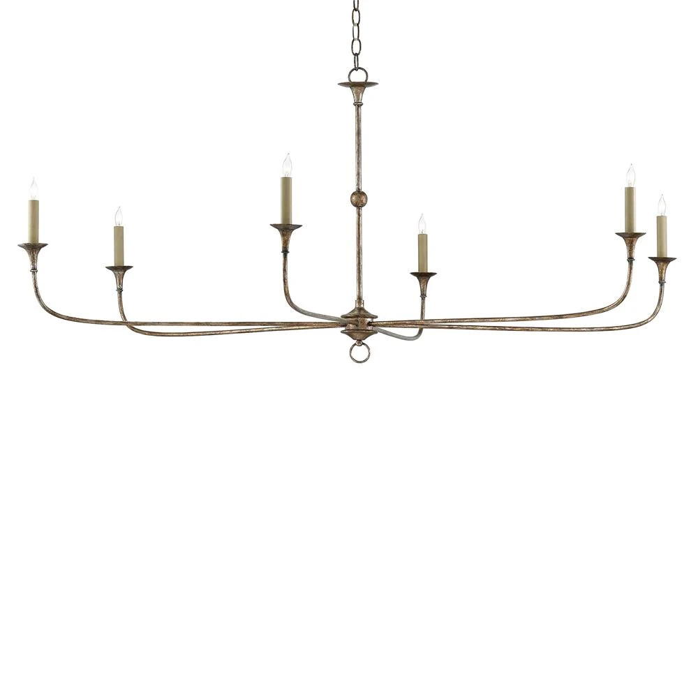 Languedoc French Country Bronze Iron Candle Style Chandelier - Large | Kathy Kuo Home