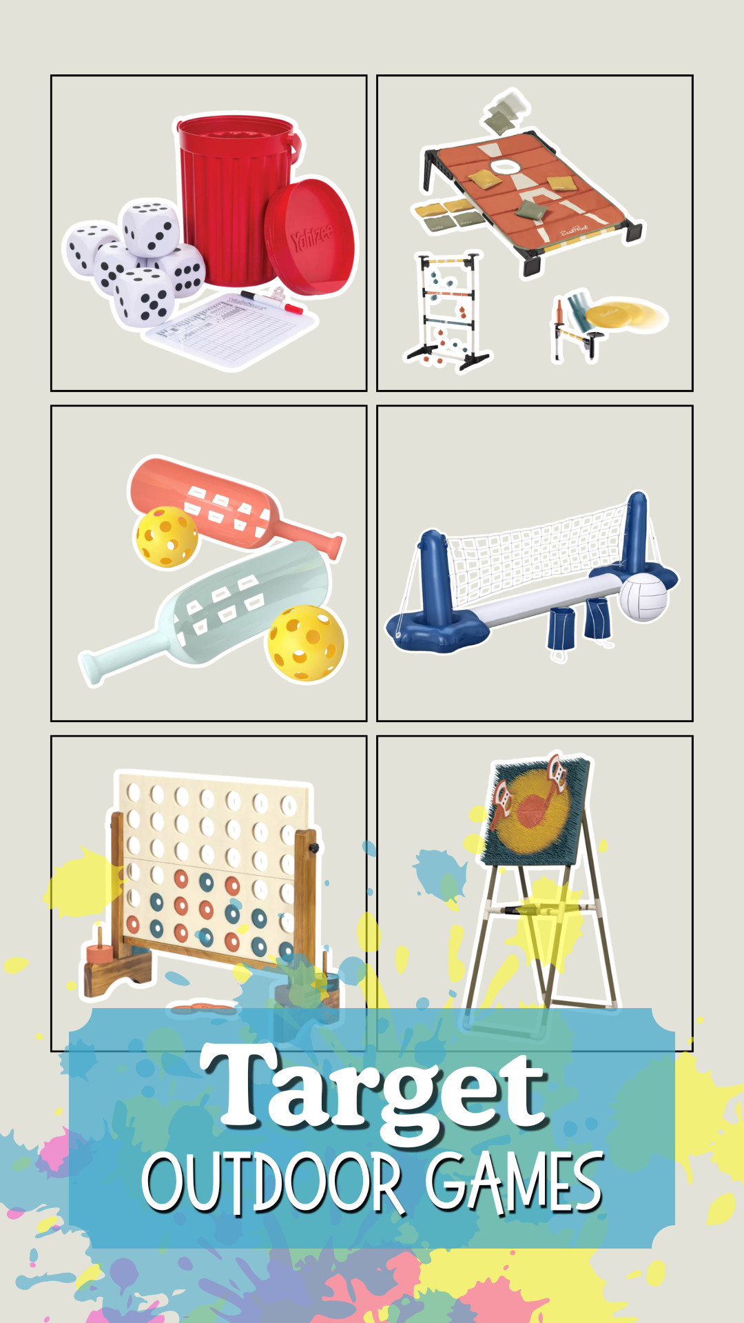 Target outdoor games for summer in the yard! Love these for when the kids have friends over or we are having a get together 🌞



Target finds, target, games, games for adults, family games, family outdoor, activities, summer ideas, spring ideas 

 #LTKmomlife #LTKSeasonal #LTKHome