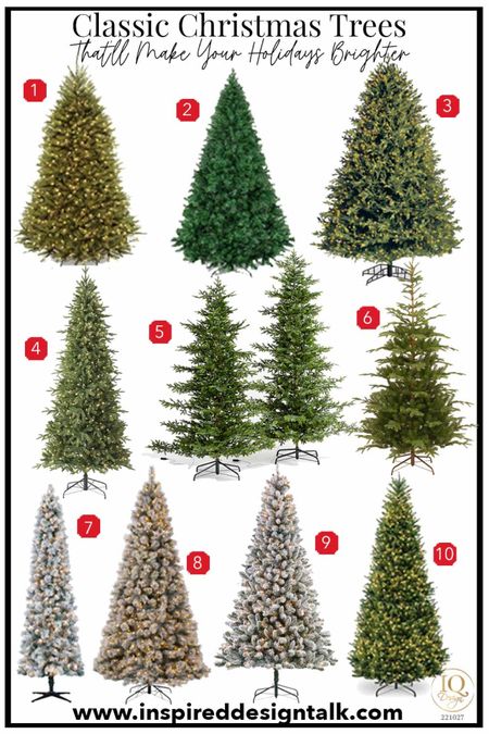 Classic Christmas Trees // led Christmas tree, pine Christmas tree, fir Christmas tree, artificial Christmas tree, spruce Christmas treee

#LTKHoliday #LTKSeasonal #LTKhome