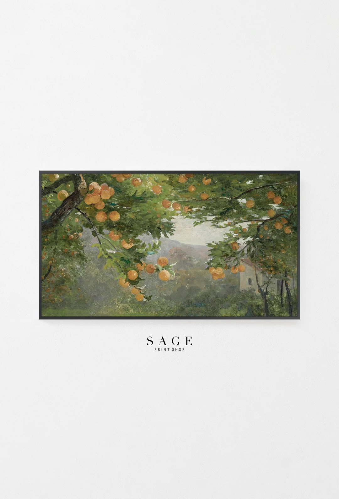 Frame TV Art Citrus | Orange Tree Art for Samsung Frame TV | 208 - Etsy | Etsy (US)