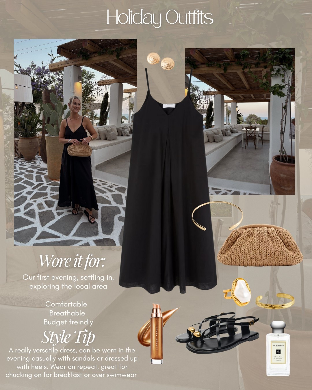 Summer style guide - The Holiday outfits I actually wore, loved & would pack again. 

Zara, summer outfits , summer dresses, Ibiza outfits, dresses, style guide, M&S, white outfit, black dress , maxi dress 

#LTKuk #LTKsummer #LTKstyletip