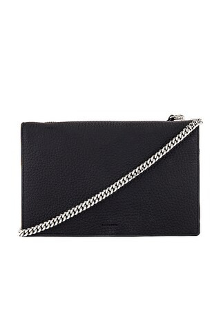 ALLSAINTS Fetch Chain Crossbody Wallet in Black from Revolve.com | Revolve Clothing (Global)