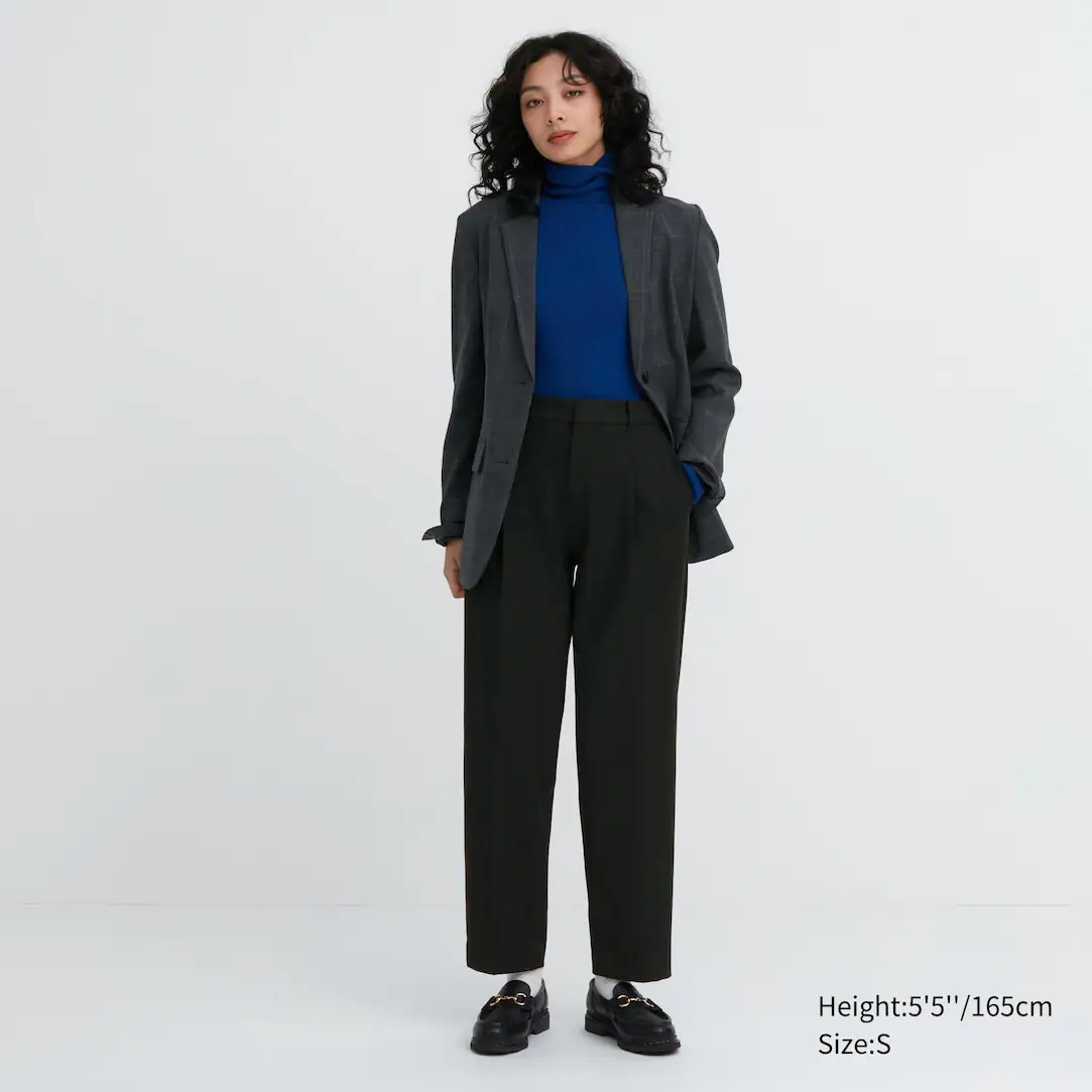 HEATTECH PLEATED TROUSERS | UNIQLO (UK)