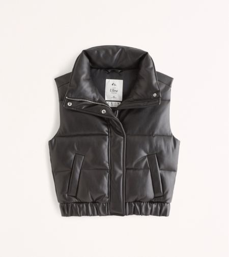 Vegan leather Ultra Puffer Vest. 
Abercrombie special sale!! 
Was $120, now $60
Price After 15% Off

#LTKsalealert #LTKfindsunder100