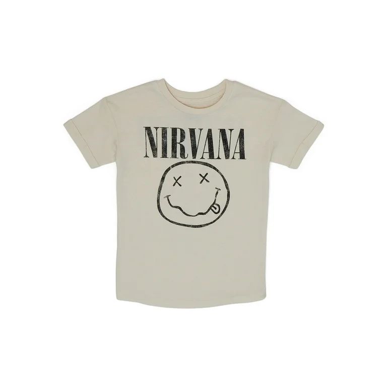 Toddler Boys Nirvana Graphic T-Shirt with Short Sleeves, Sizes 18M-5T | Walmart (US)