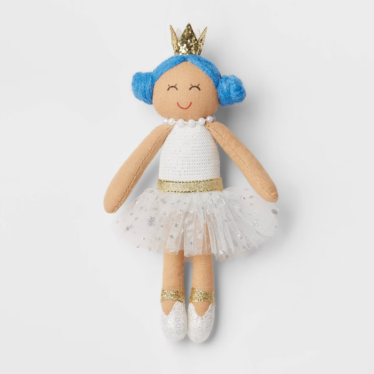 Fabric Ballet Dancer with Blue Hair Christmas Tree Ornament - Wondershop™ | Target