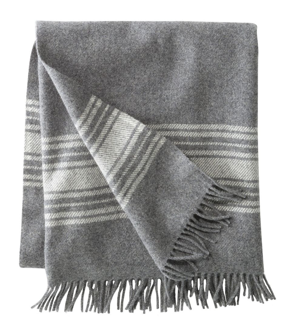 Washable Wool Throw, Striped | L.L. Bean
