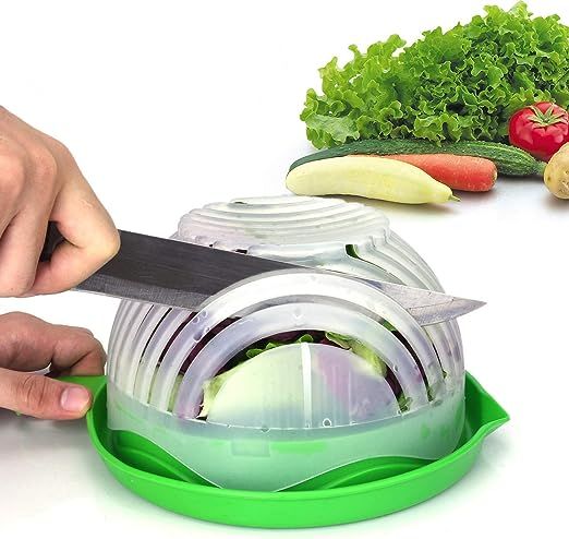 Salad Cutter Bowl Upgraded Easy Salad Maker by WEBSUN, Fast Fruit Vegetable Salad Chopper Bowl Fr... | Amazon (US)