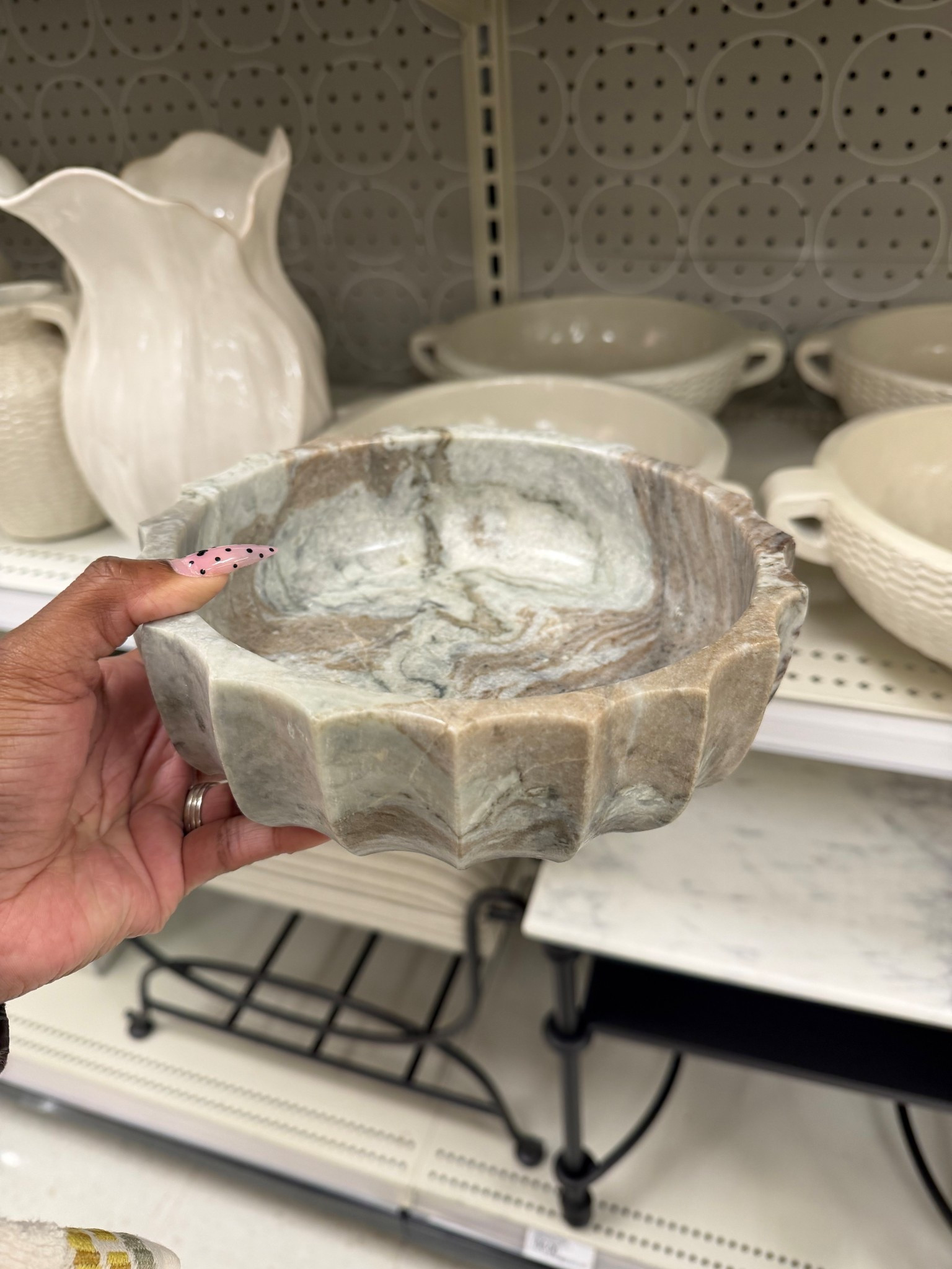 Beautiful marble tray from
 Target

#LTKHome #LTKFindsUnder50