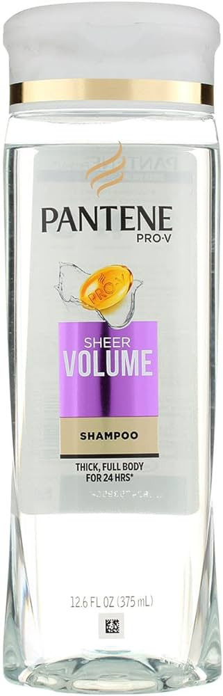 Pantene Pro-V Sheer Volume Thick, Full Body Shampoo, 12.6 Fl Oz (Pack of 3) | Amazon (US)