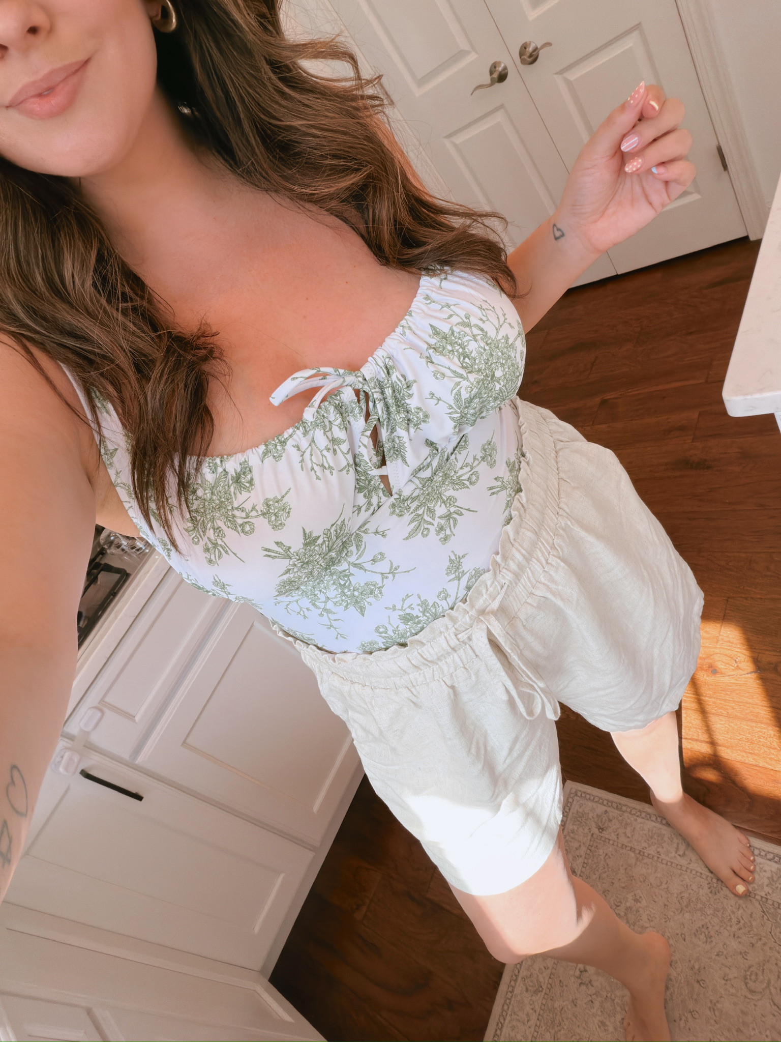 The most flattering swimsuit I own.. had to grab it in this color...wearing a large in the swim 

 #LTKmomlife #LTKMidsize #LTKSwim