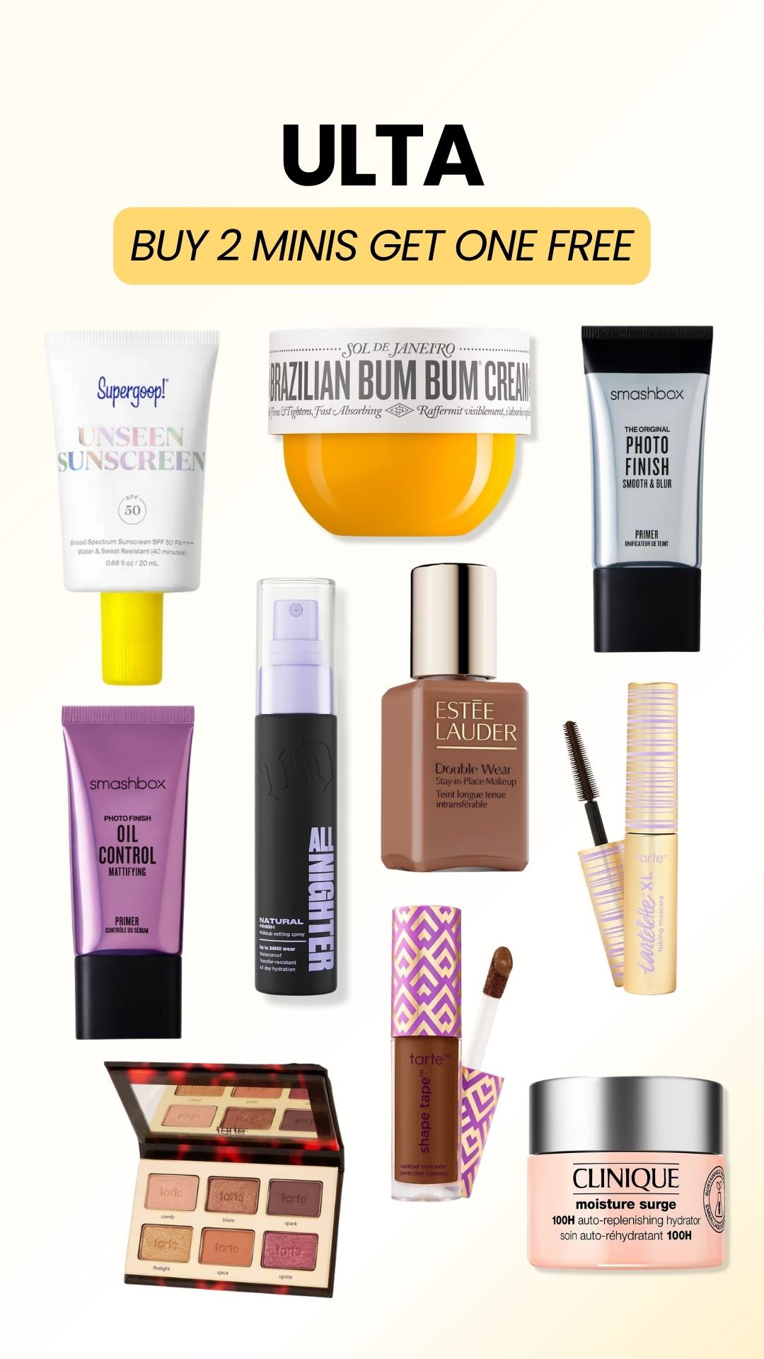A great way to try new skincare and makeup is to buy the mini size. Lower cost and less commitment. Especially when the mini size is on sale. 

 #LTKmakeup #skincare #LTKSaleAlert #LTKBeauty