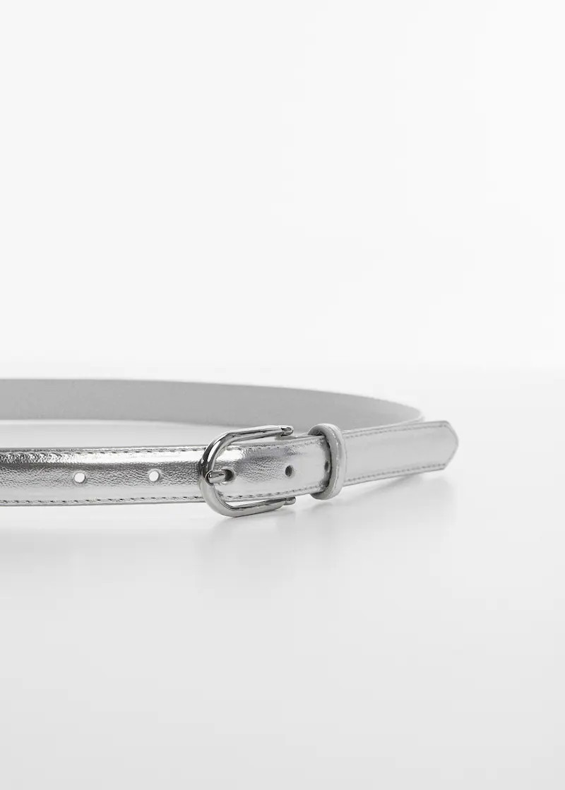 Buckle skinny belt | MANGO (US)