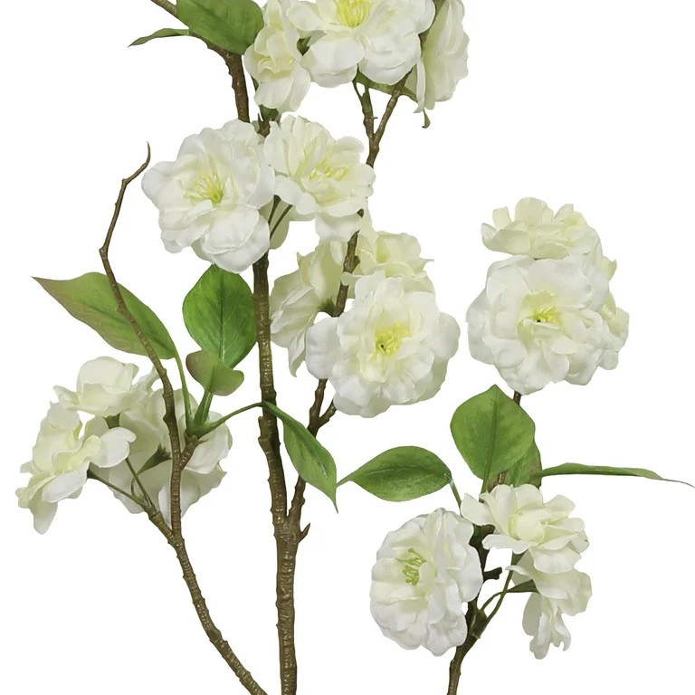 Mainstays Artificial Flowers, 50" White Cherry Blossom Long Stem - Walmart.com | Walmart (US)