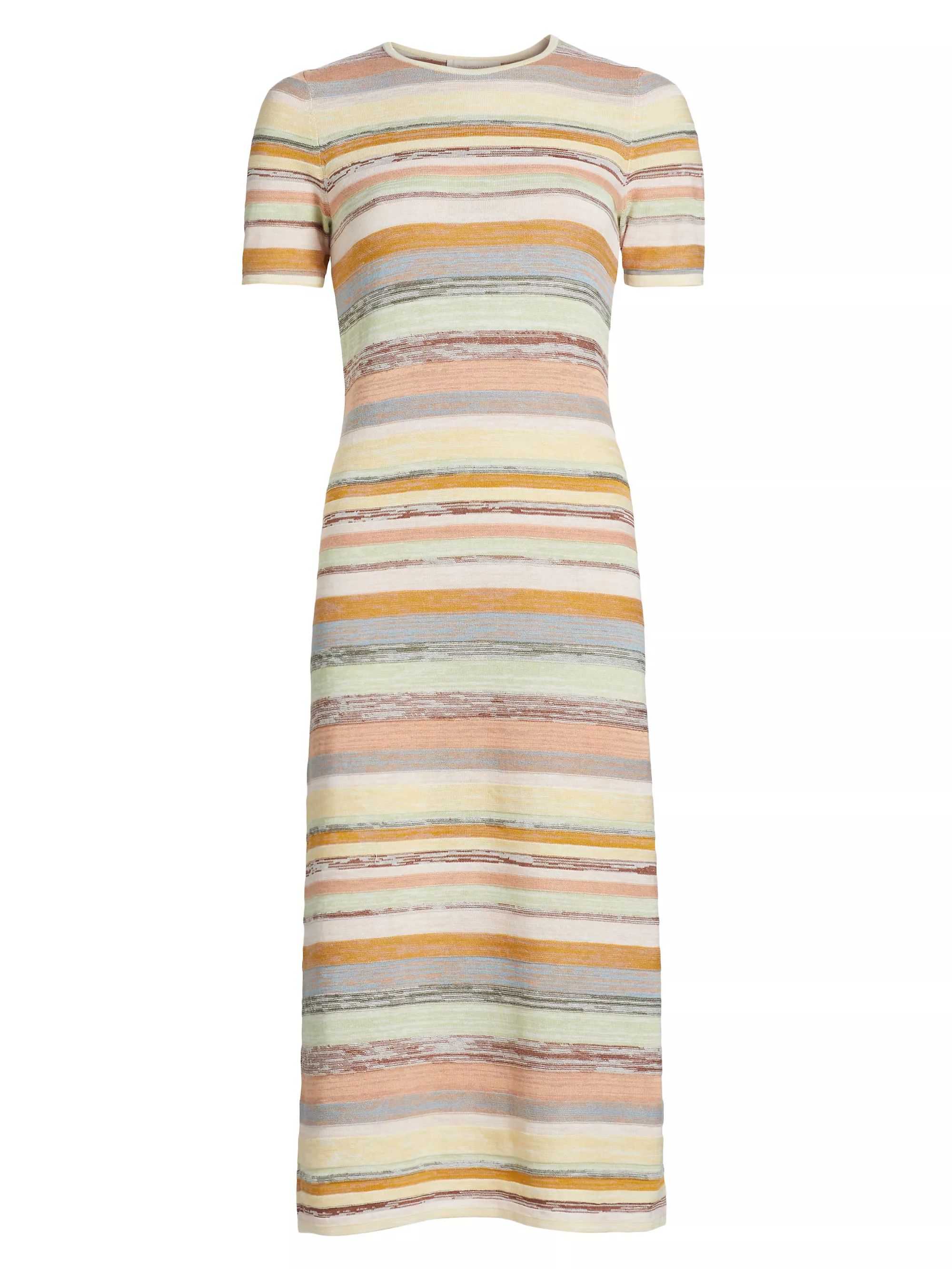 Natura Striped Knit Midi-Dress | Saks Fifth Avenue