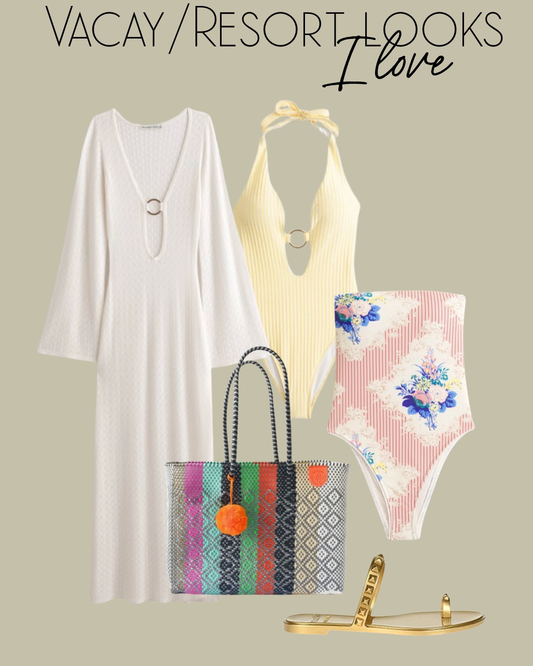 Coverup vacation outfits swimsuit resort wear one piece  

#LTKPetite #LTKFindsUnder50