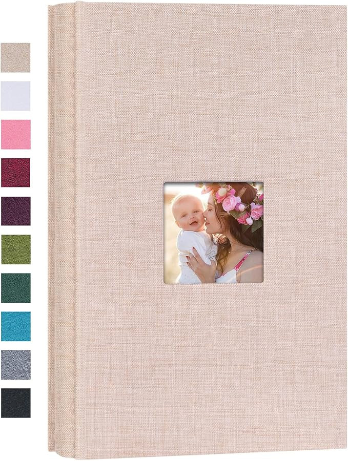 Mublalbum Small Photo Album 4x6 300 Photos Linen Cover Picture photo Book with 300 Horizontal Poc... | Amazon (US)
