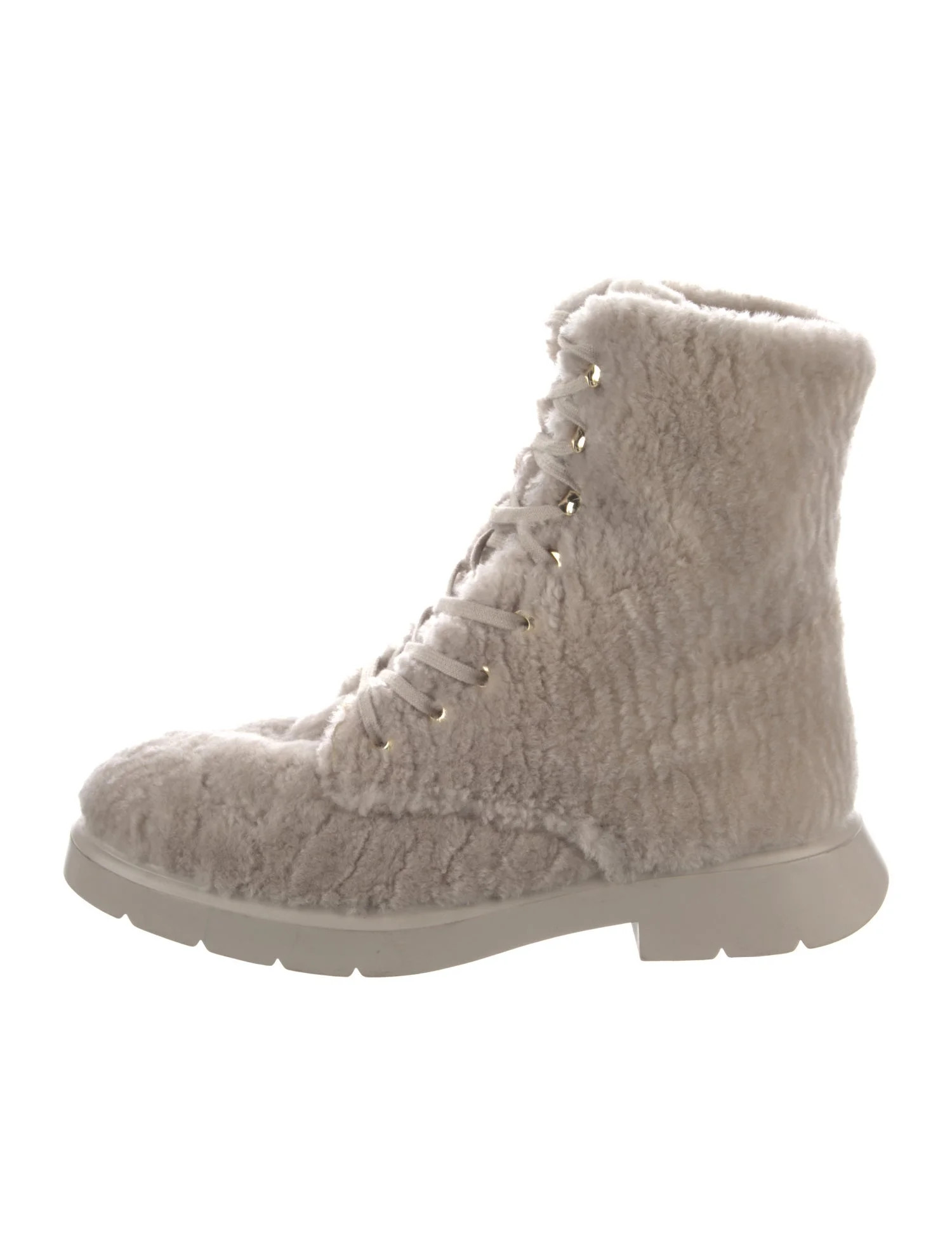 Wool Combat Boots | The RealReal