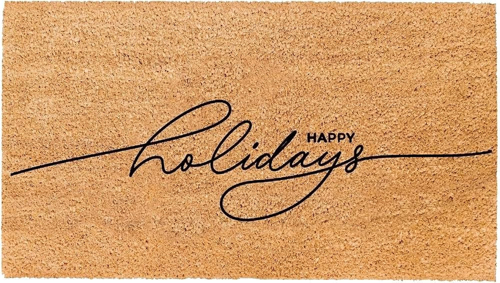 THEODORE MAGNUS Christmas Door Mat – Coir Doormat for Outdoor Entrance, Durable Welcome Mat wit... | Amazon (US)