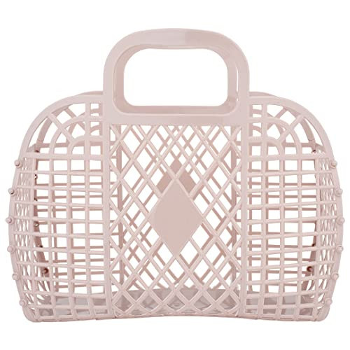 Andaz Press 10 Pcs Pink Jelly Purse for Women, Christmas Gifts for Kids Basket, Pink Jelly Tote Bridesmaids Bag, Reusable Bachelorette Beach Bags, Christmas Decorations Bags | Amazon (US)