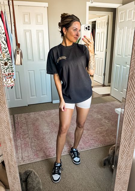 Sunday fit! Nike dunks, Amazon biker shorts, Amazon hair clip

#LTKfindsunder50 #LTKshoecrush