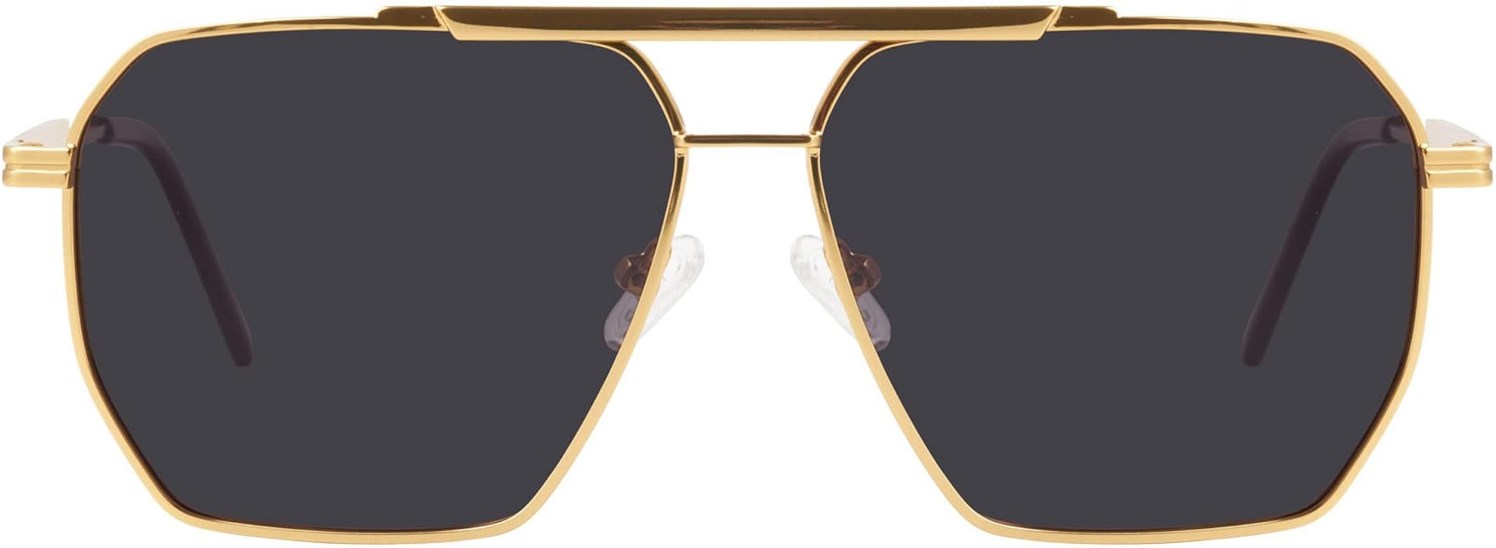 mosanana Square Polarized Aviator Sunglasses for Women and Men UV400 Protection Model-Chris | Amazon (US)