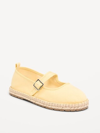 Mary Jane Espadrille Flats for Women | Old Navy (US)