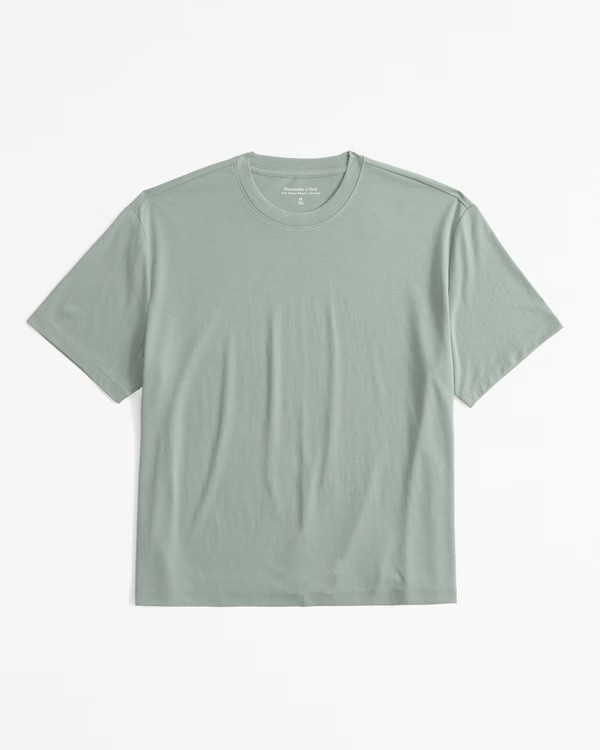 Women's Cupro Easy Tee | Women's Tops | Abercrombie.com | Abercrombie & Fitch (US)