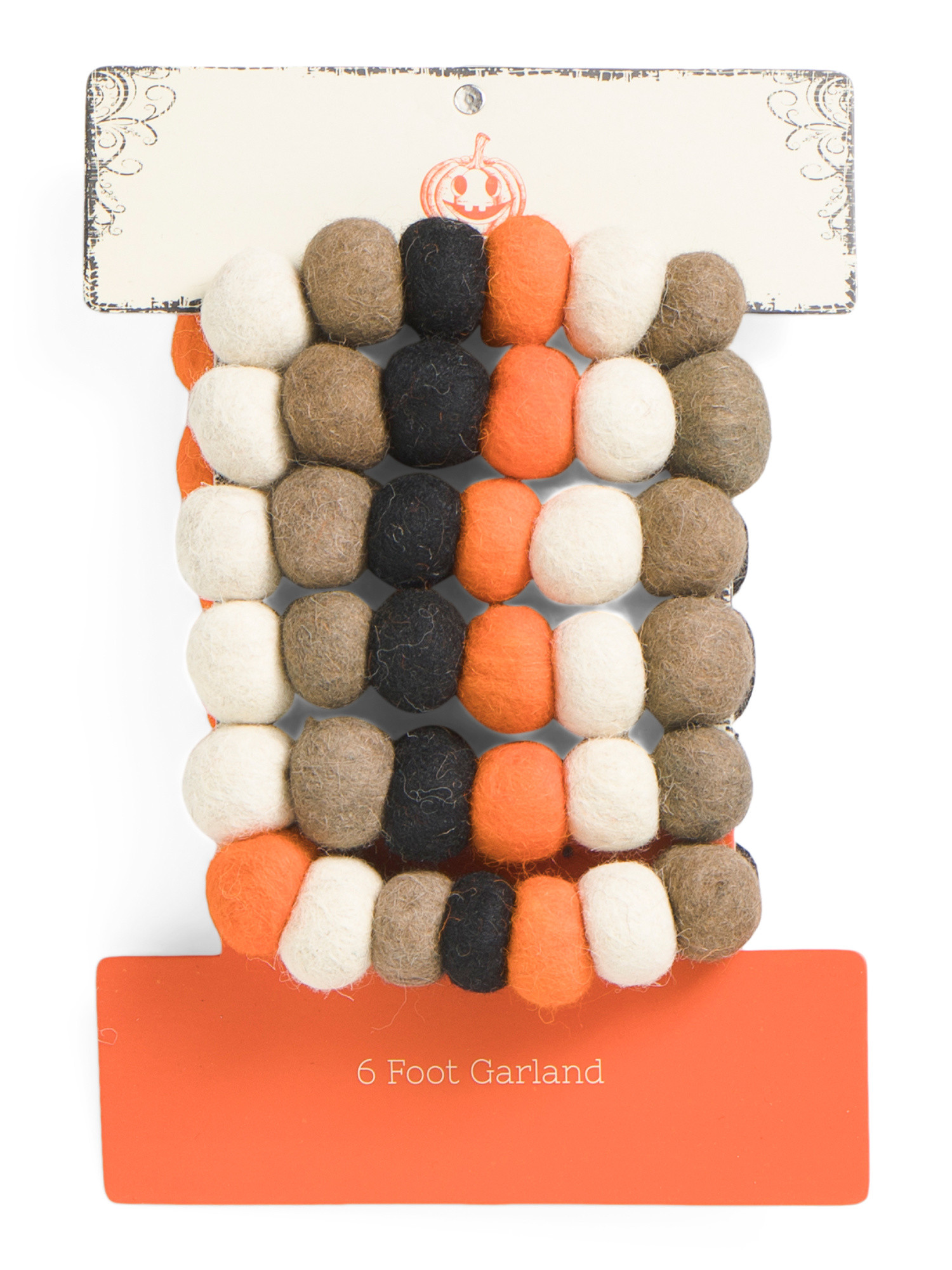 6ft Boiled Wool Garland | TJ Maxx