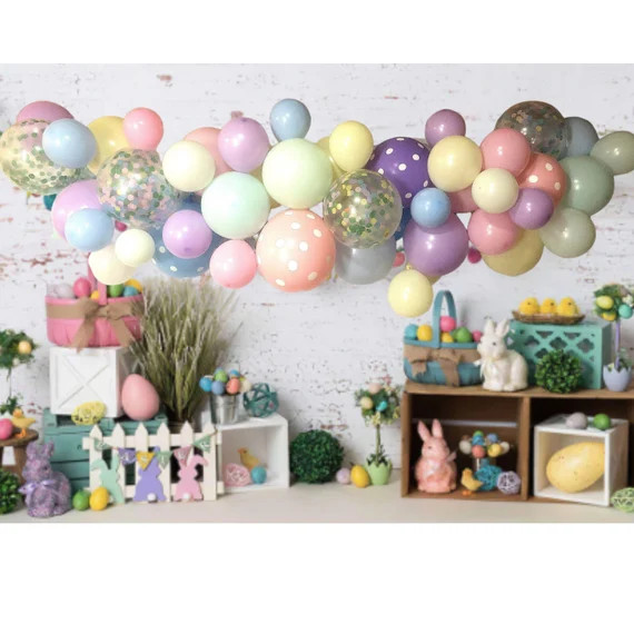 72pc Easter Egg Theme Balloon Garland Kit | Etsy | Etsy (US)