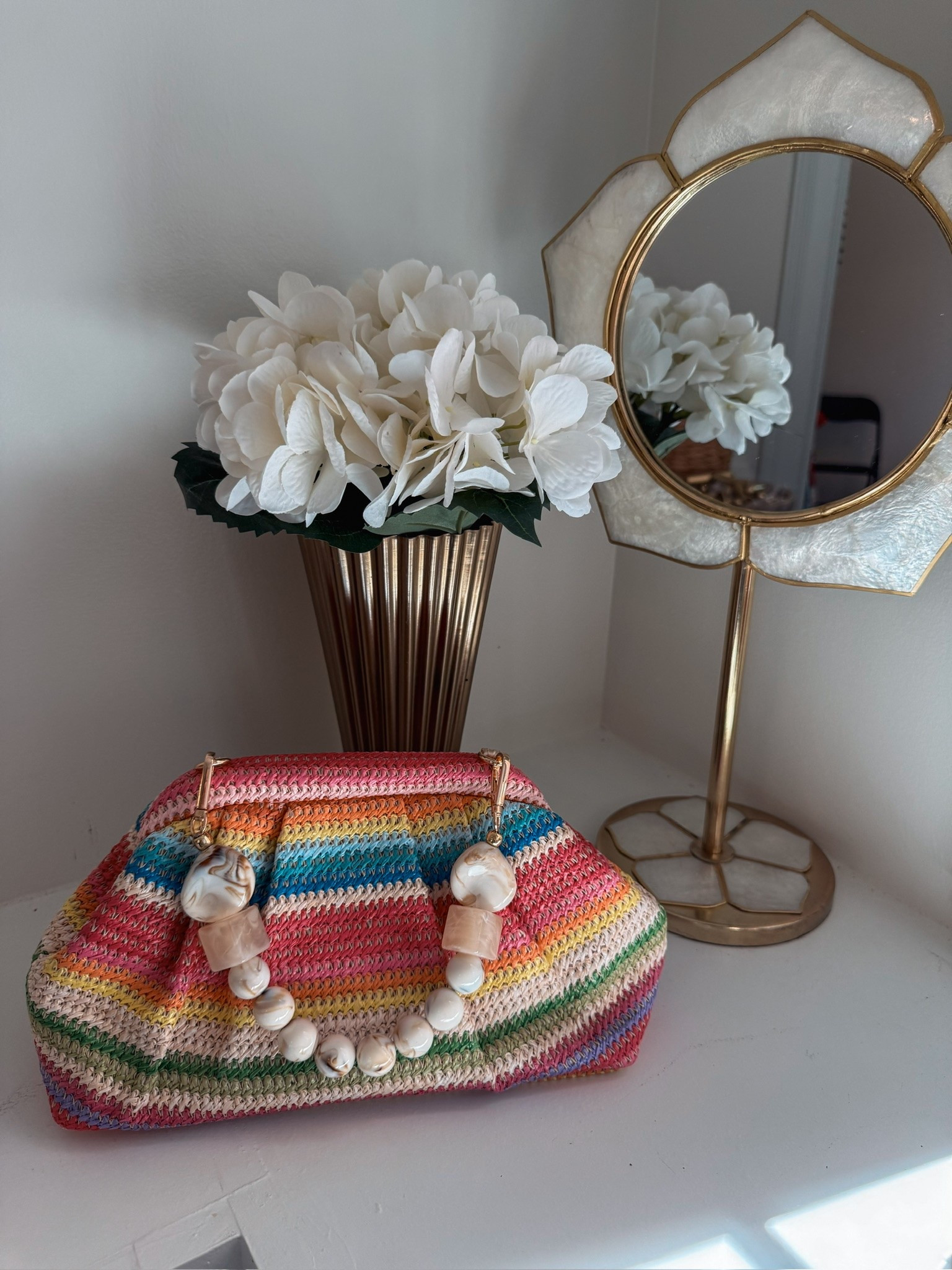 The CUTEST bag for summer!!! The colors and that beaded handle! For sure packing this for our beach vacation!

#LTKTravel #LTKBeauty #LTKootd