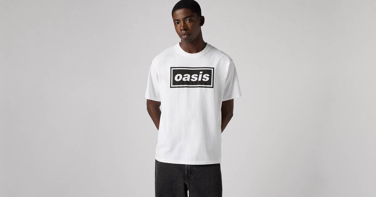 Oasis Band Tee - White | Levi's® GB | Levi's UK