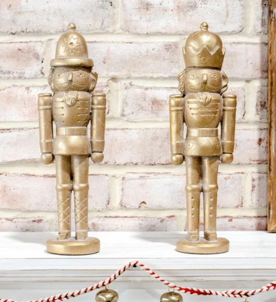 Gold Nutcracker | Linen & Clove