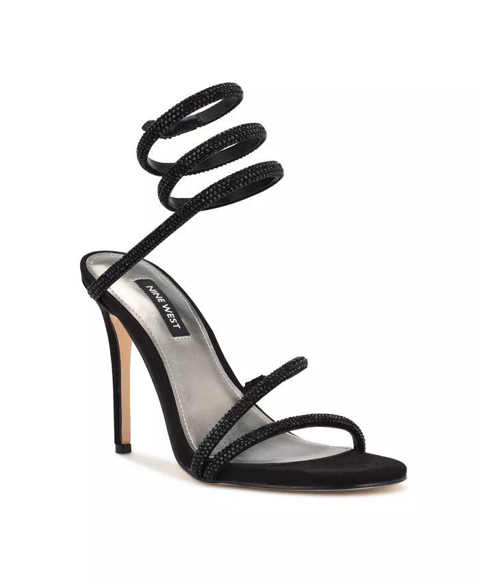 Women's Maskil Ankle Wrap Heeled Dress Sandals | Macy's