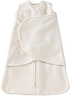 Halo Micro Fleece Sleepsack Swaddle Wearable Blanket, Cream, Small | Amazon (US)