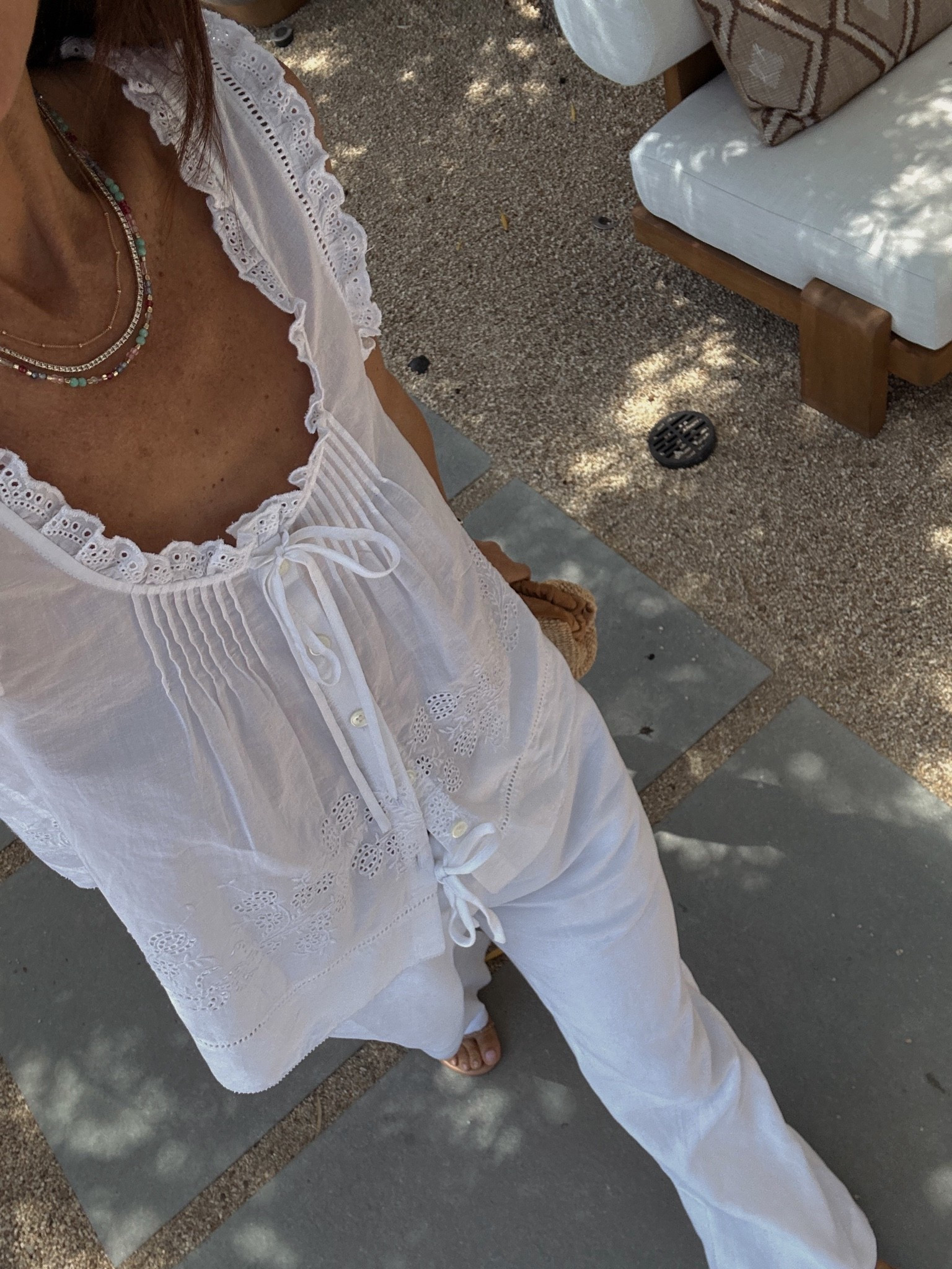 Today’s outfit for lunch 
Top is tts 
Wearing pants in the short and they’re petite friendly

#LTKOver40