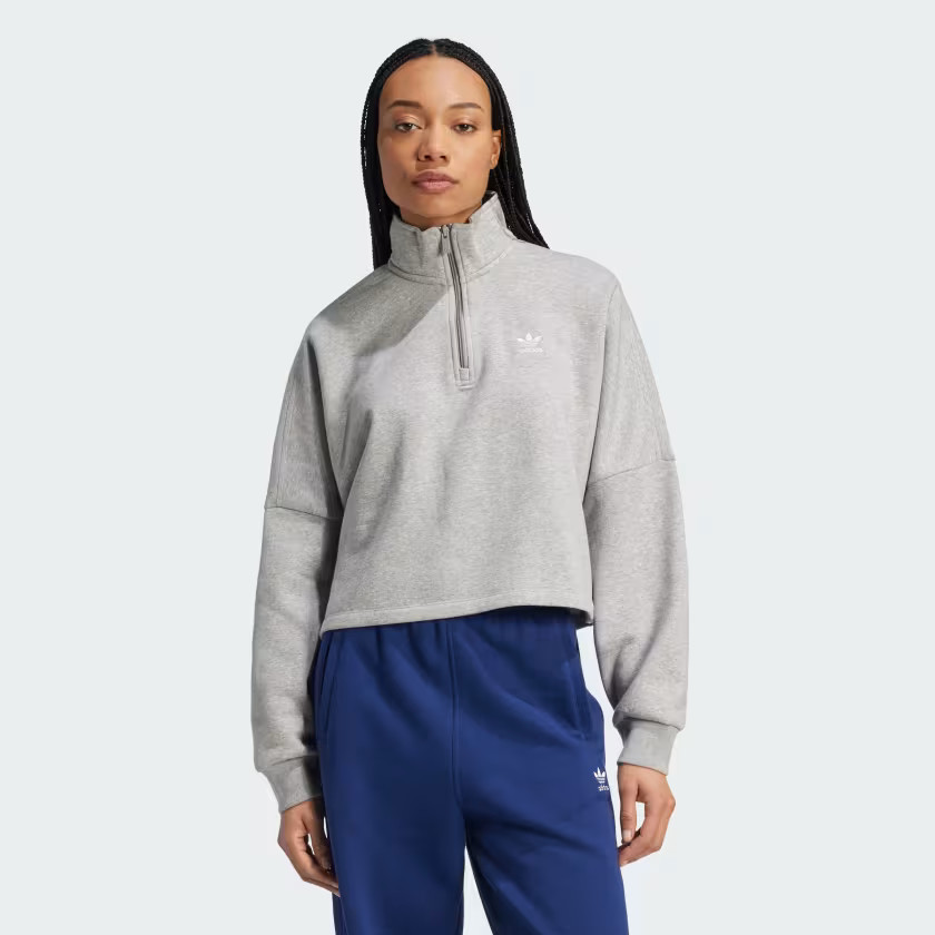 Essentials 1/2 Zip Fleece Sweatshirt | adidas (US)