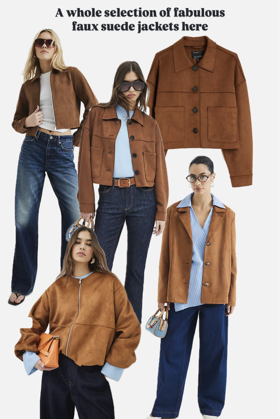 Faux suede jackets 

#LTKspring #LTKuk #LTKstyletip