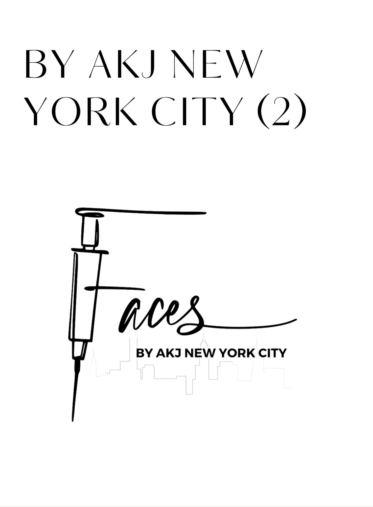Face by AKJ NYC filler groupon 