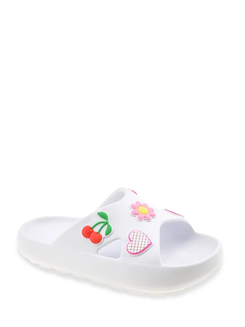 Wonder Nation Little & Big Girls Charm Slides | Walmart (US)