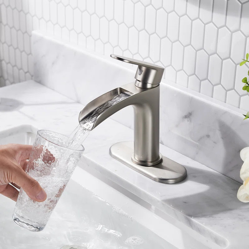 Single Hole Bathroom Faucet with Drain Assembly | Wayfair North America