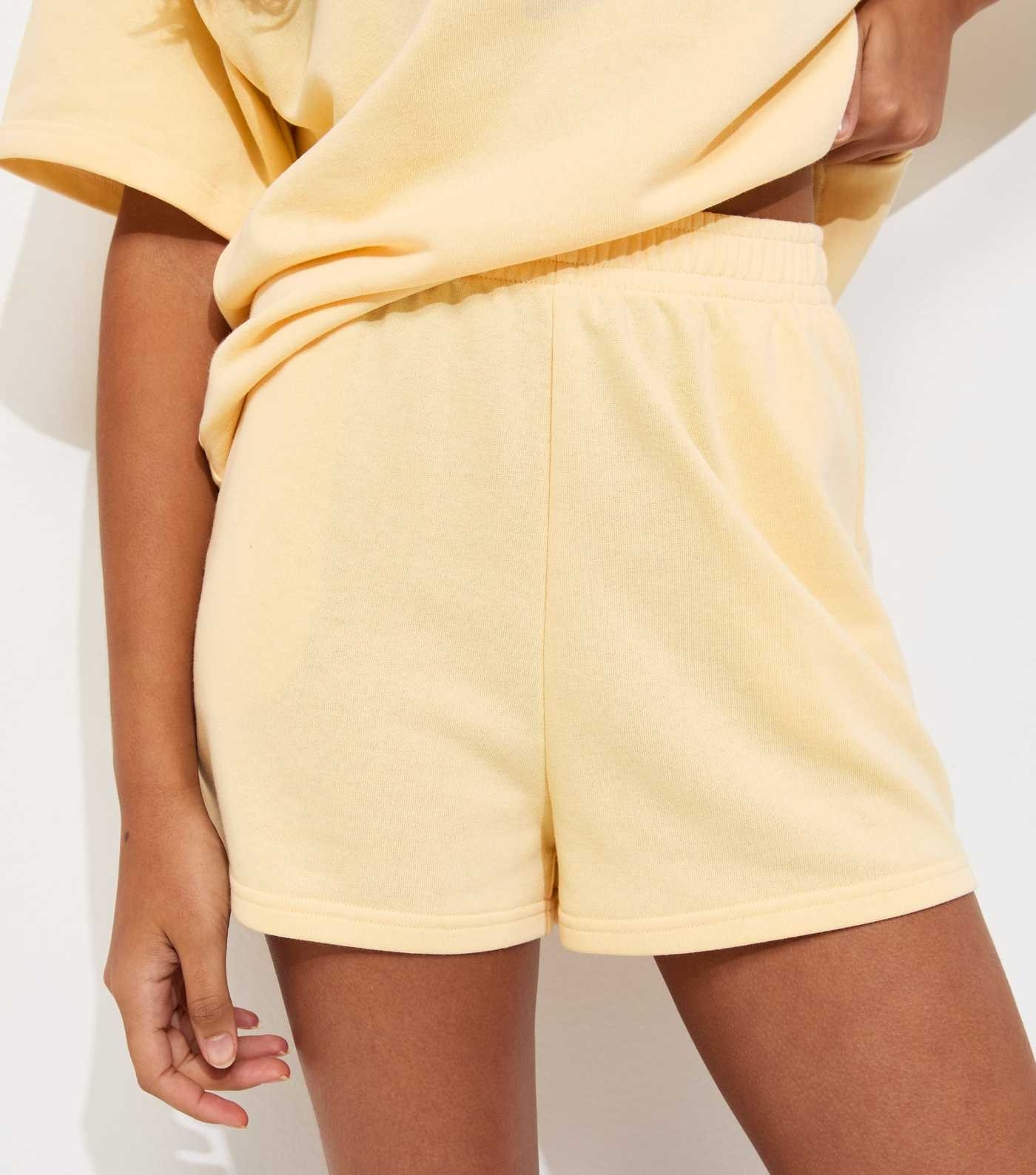 Light Yellow Jersey Jogger Shorts | New Look | New Look (UK)