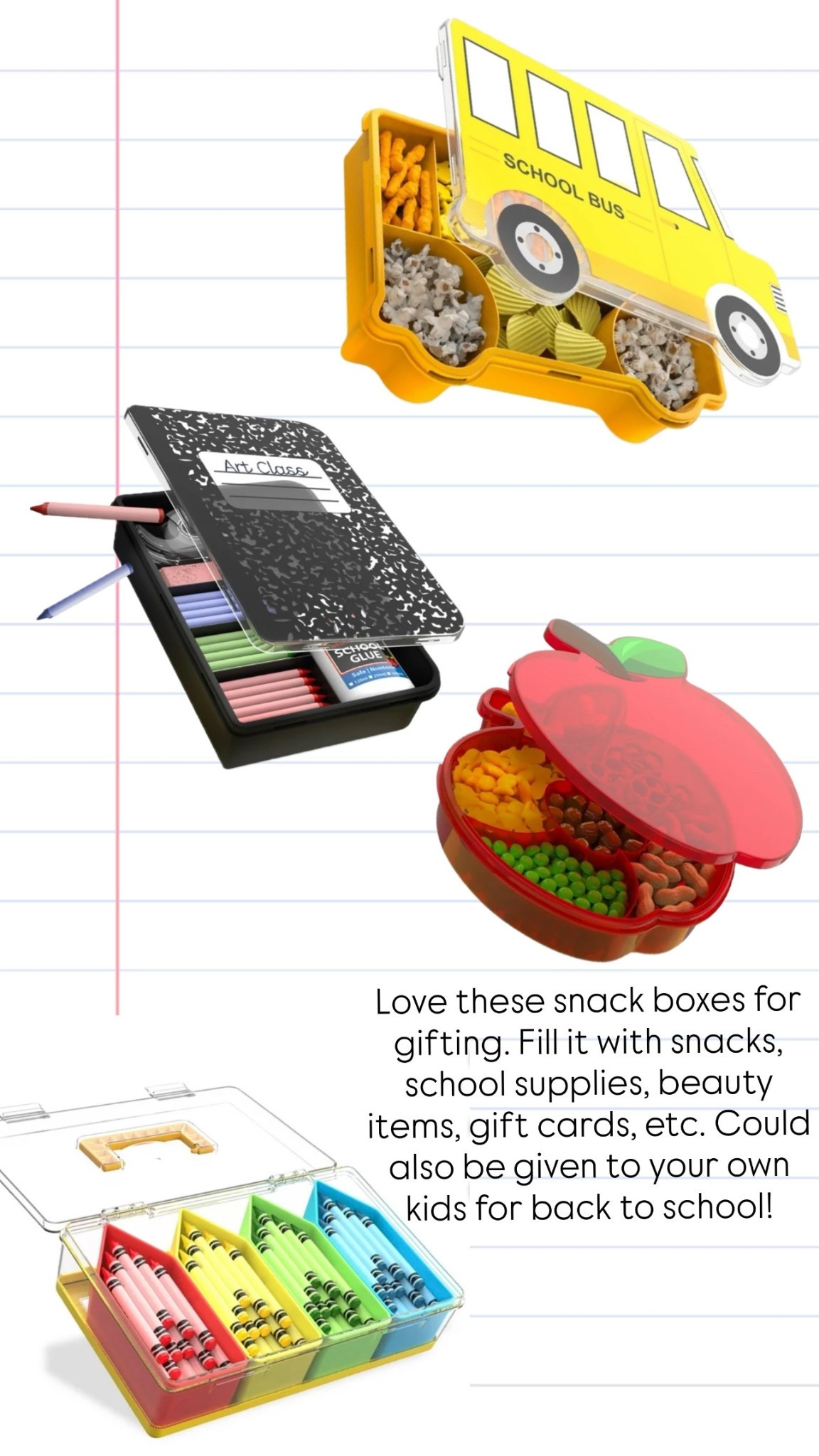 Love gifting using these types of boxes. Can fill with so many things and they can be reused!

#LTKdayinmylife #LTKKids