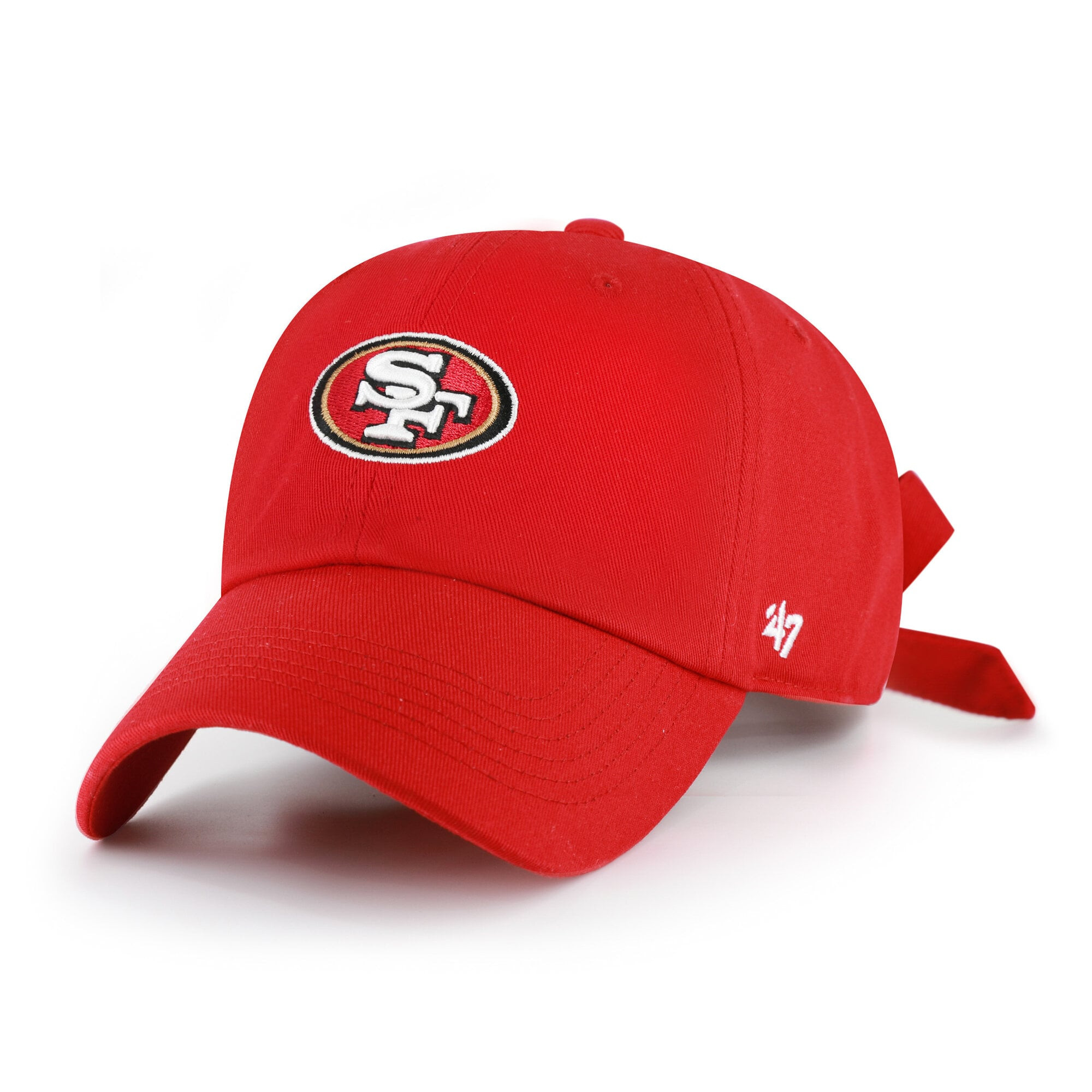 San Francisco 49ers '47 Women's  Bow Back Clean Up Adjustable Hat - Scarlet | Fanatics
