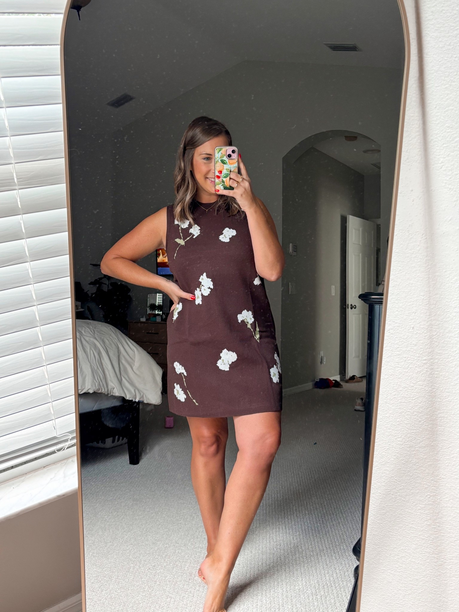 In love with this high end looking dress from Walmart 🤎🫶🏻 Sweater material isn’t too thick & very soft!! 

TTS- medium 

#LTKMidsize #LTKStyleTip #LTKWorkwear