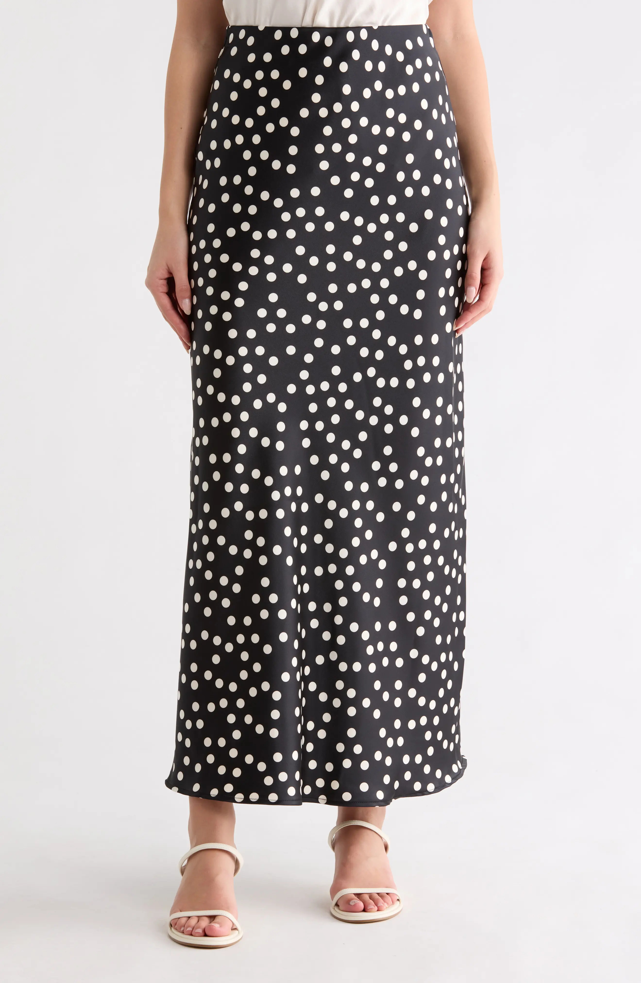 Polka Dot Print Maxi Skirt (Women) | Nordstromrack | Nordstrom Rack