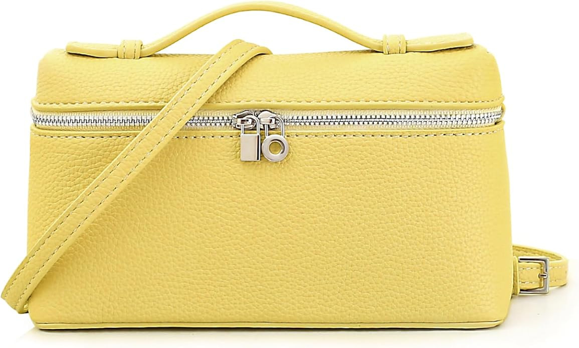 Crossbody Bags for Women – Small Designer Top Handle Shoulder Bag with Adjustable Strap, Pebble... | Amazon (US)